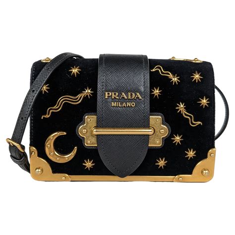 prada cahier small astrology|Prada moon and stars bag.